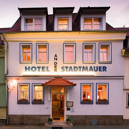 Hotel An Der Stadtmauer Mühlhausen Exterior foto