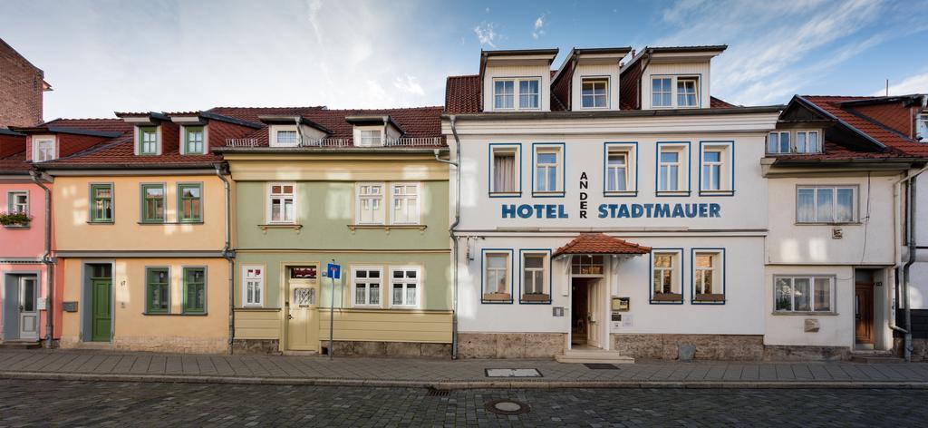 Hotel An Der Stadtmauer Mühlhausen Exterior foto