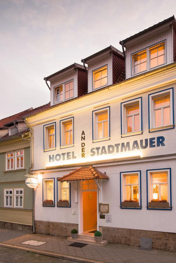 Hotel An Der Stadtmauer Mühlhausen Exterior foto