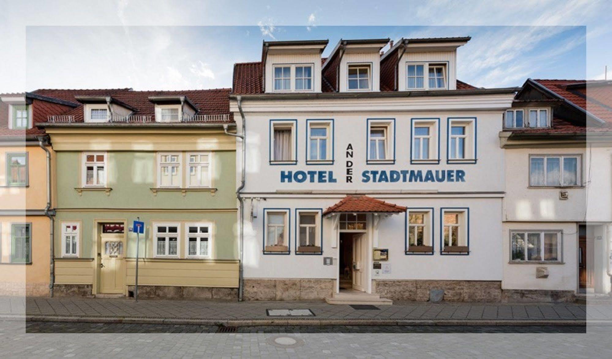 Hotel An Der Stadtmauer Mühlhausen Exterior foto